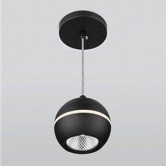 Светильник светодиодный подвесной Elektrostandard DLS023 4200К 9 Вт 2 кв.м черный IP20 (a047775) - фото 2