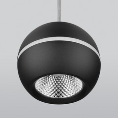 Светильник светодиодный подвесной Elektrostandard DLS023 4200К 9 Вт 2 кв.м черный IP20 (a047775) - фото 5