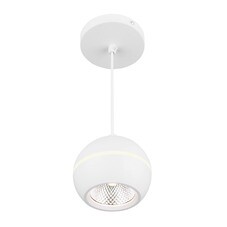 Светильник светодиодный подвесной Elektrostandard DLS023 4200К 9 Вт 2 кв.м белый IP20 (a047774)