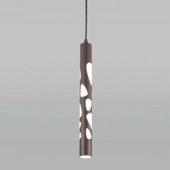 Светильник светодиодный подвесной Elektrostandard DLR037 4200К 12 Вт 2 кв.м коричневый IP20 (a044558) - фото 5