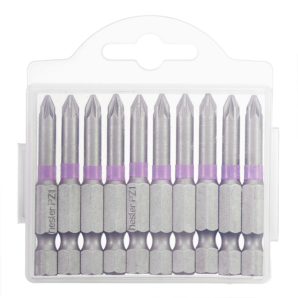 Изображение товара Бита Hesler PZ1 магнитная 50 мм 10 шт. для гайковерта и монтажных работ