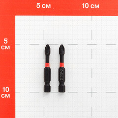 Бита КМ (882104) PH2 магнитная 50 мм ударная (2 шт.) - фото 2