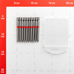 Бита КМ (882105) PH2 магнитная 70 мм (10 шт.) - фото 2