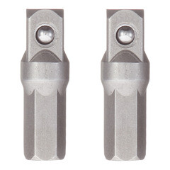 Изображение товара Бита КМ (882128) 1/4 HEX магнитная 25 мм под шестигранник (2 шт.)