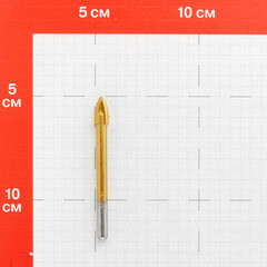 Сверло по плитке и стеклу КМ 8х70 мм TIN (966043) - фото 3