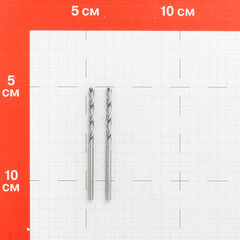 Сверло по металлу спиральное КМ 3х61 мм (2 шт.) (966049) - фото 3
