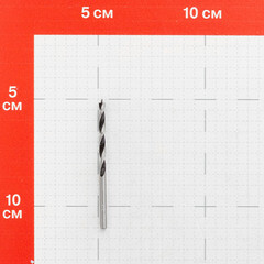 Сверло по дереву спиральное КМ 3х60 мм (966064) - фото 3