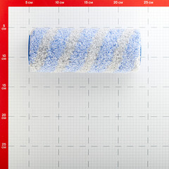 Валик микрофибра 180 мм d48 мм ворс 15 мм для водной основы без ручки Storch FineStar - фото 2