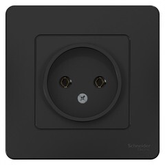 Изображение товара Розетка Systeme Electric Blanca встраиваемая антрацит (BLNRS000016)