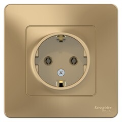 Изображение товара Розетка Systeme Electric Blanca встраиваемая титан (BLNRS001014)