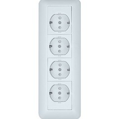 Розетка Systeme Electric Blanca накладная белая (RA16-411M-B) - фото 2