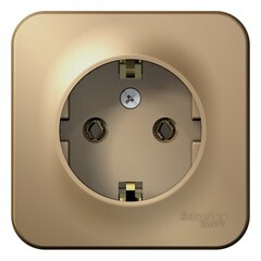 Изображение товара Розетка Systeme Electric Blanca накладная титан (BLNRA010114)