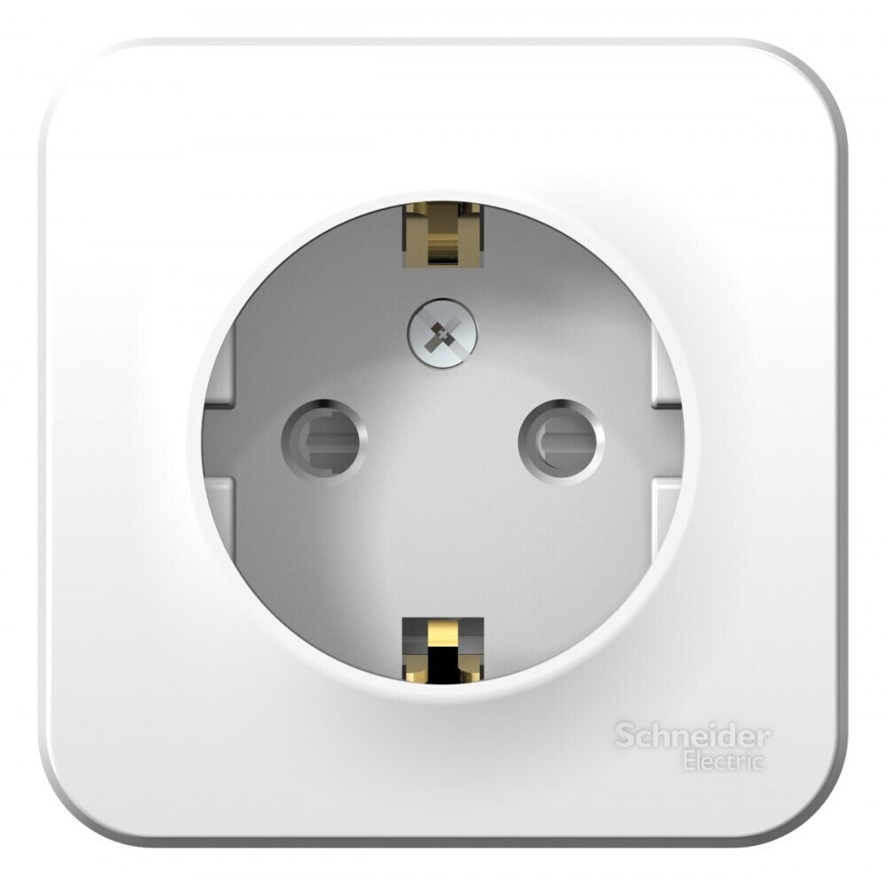 Изображение товара Розетка Systeme Electric Blanca накладная белая со шторками 1 гнездо IP20