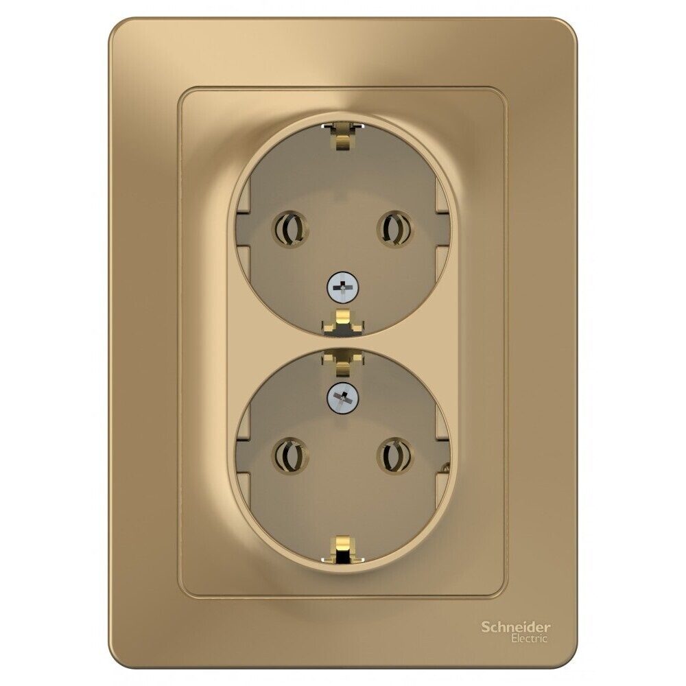 Розетка Systeme Electric Blanca встраиваемая титан (BLNRS001024)