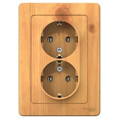 Изображение товара Розетка Systeme Electric Blanca встраиваемая ясень (BLNRS001025)