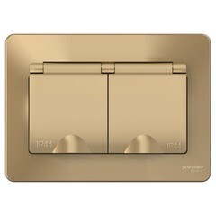 Изображение товара Розетка Systeme Electric Blanca встраиваемая титан со шторками (BLNRS441124)