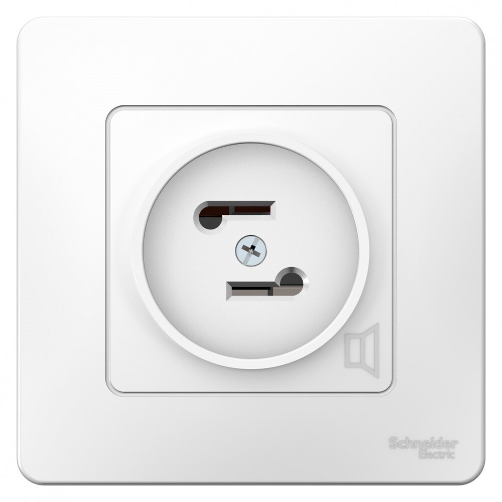 Изображение товара Розетка FM-радио Systeme Electric Blanca встраиваемая белая (BLNPS000011)