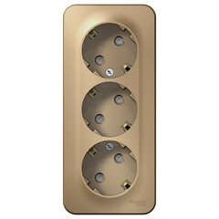 Изображение товара Розетка Systeme Electric Blanca накладная титан со шторками (BLNRA011314)