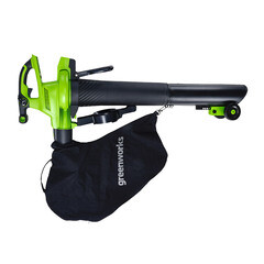 Воздуходувка-пылесос аккумуляторная ручная Greenworks GD40BVII 40 В без АКБ и ЗУ (2406907) - фото 22