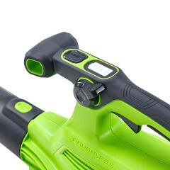 Воздуходувка-пылесос аккумуляторная ручная Greenworks GD40BVII 40 В без АКБ и ЗУ (2406907) - фото 16