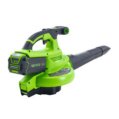 Воздуходувка-пылесос аккумуляторная ручная Greenworks GD40BVII 40 В без АКБ и ЗУ (2406907) - фото 14