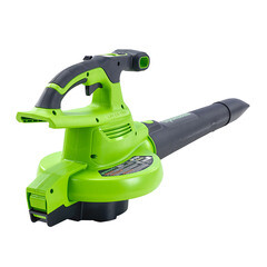 Воздуходувка-пылесос аккумуляторная ручная Greenworks GD40BVII 40 В без АКБ и ЗУ (2406907) - фото 9