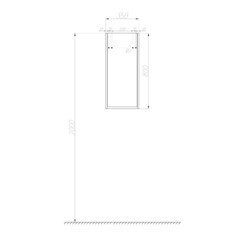 Пенал Aquaton Сканди 35 см подвесной белый/дуб верона - фото 4