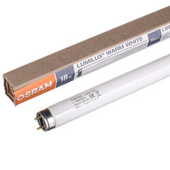 Лампа люминесцентная Osram G13 T8 36 Вт 3000К теплый свет трубка 1200 мм (131662/1457) - фото 3
