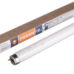 Лампа люминесцентная Osram G13 T8 18 Вт 6500К холодный свет трубка 590 мм (51251/9084) - фото 2