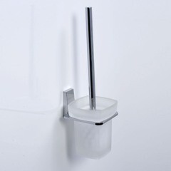 Ершик для унитаза WasserKraft Lopau подвесной стекло/металл хром (K-6027) - фото 2