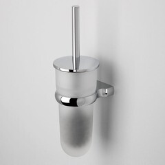 Ершик для унитаза WasserKraft Berkel подвесной стекло/металл хром (K-6827) - фото 2