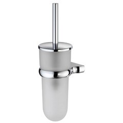 Изображение товара Ершик для унитаза WasserKraft Berkel подвесной стекло/металл хром (K-6827)