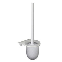 Изображение товара Ершик для унитаза WasserKraft Kammel подвесной стекло/металл белый (K-8327W)