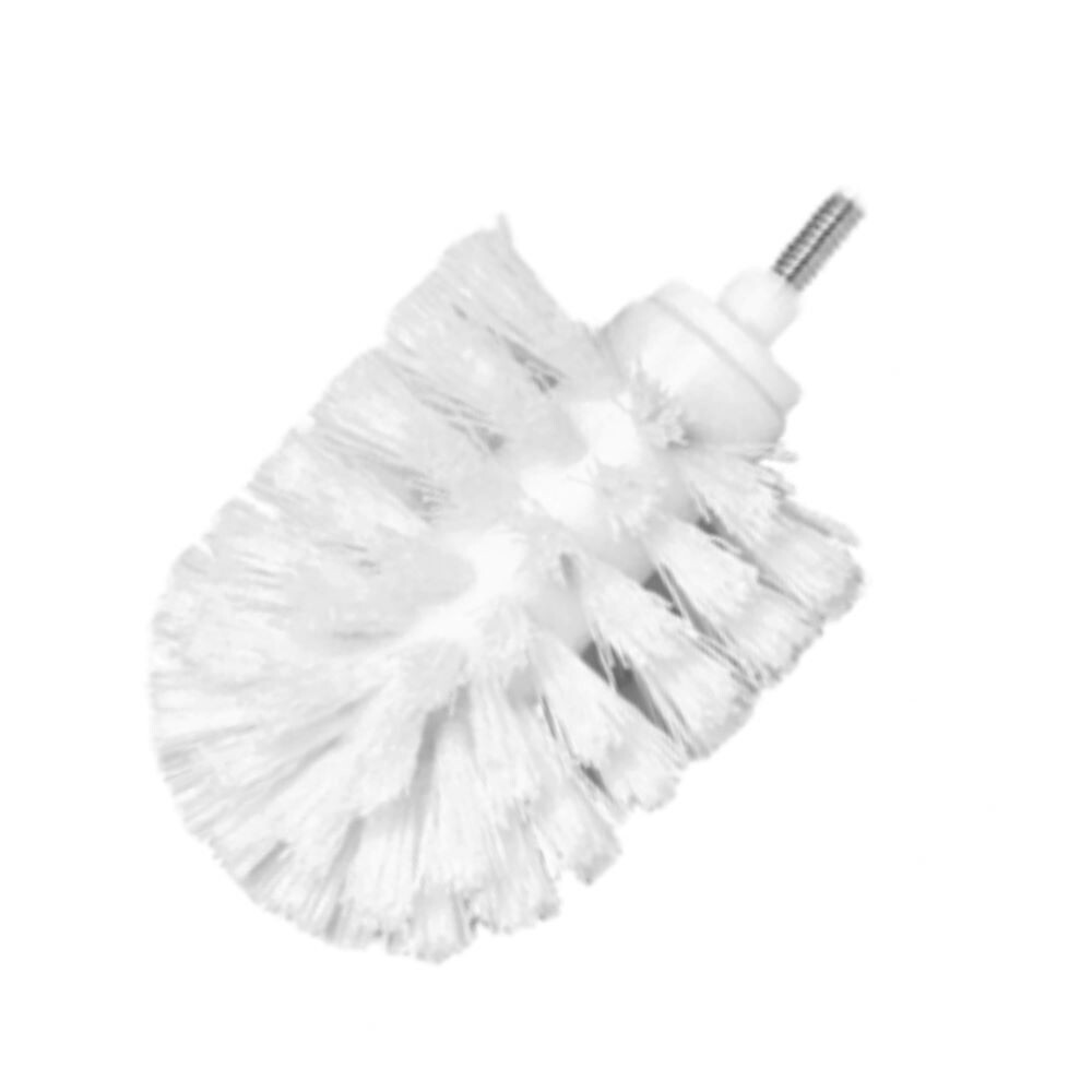 Изображение товара Ерш без ручки WasserKraft пластиковый хром белый K-013 для унитаза