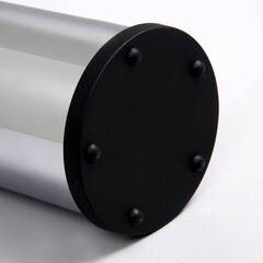 Ершик для унитаза WasserKraft напольный металл/пластик хром/черный (K-1137) - фото 3