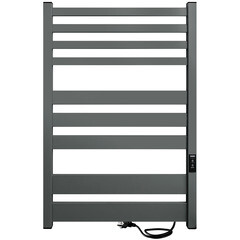 Изображение товара Полотенцесушитель электрический Indigo Atlas 800х530 мм 80 Вт с терморегулятором серый