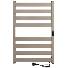 Изображение товара Полотенцесушитель электрический Indigo Oktava Slim 5 800х530 мм 90 Вт с терморегулятором бежевый