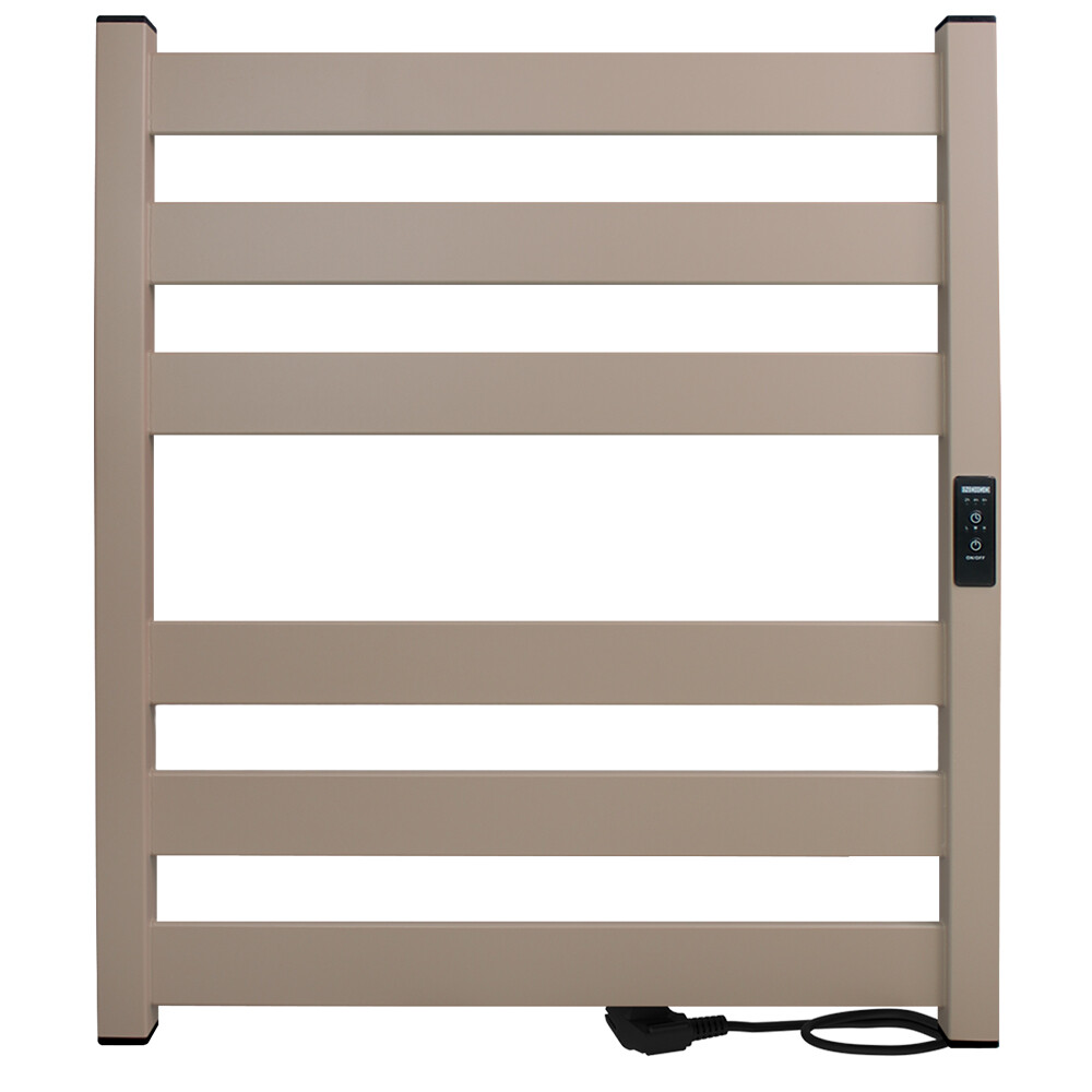 Изображение товара Полотенцесушитель электрический Indigo Oktava Slim 5 бежевый 600х530 мм