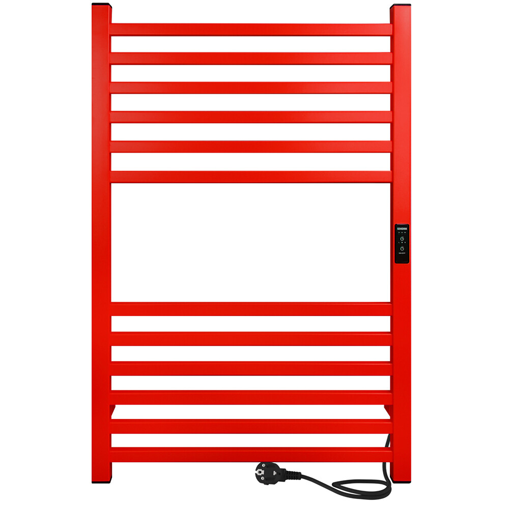 Изображение товара Электрический полотенцесушитель Indigo Attic 800x530 мм 90 Вт с терморегулятором красный