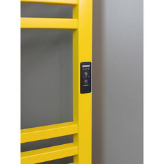 Полотенцесушитель электрический Indigo Attic 800х530 мм 90 Вт с терморегулятором желтый - фото 5