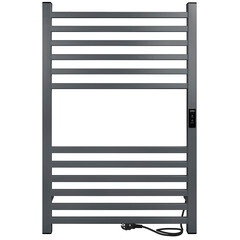 Изображение товара Полотенцесушитель электрический Indigo Attic 800х530 мм 90 Вт с терморегулятором серый