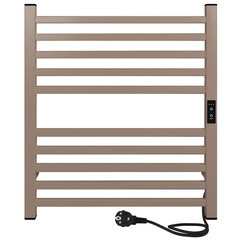 Изображение товара Полотенцесушитель электрический Indigo Attic 600х530 мм 80 Вт с терморегулятором бежевый