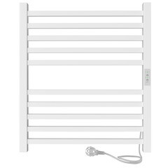 Изображение товара Полотенцесушитель электрический Indigo Attic 600х530 мм 80 Вт с терморегулятором белый