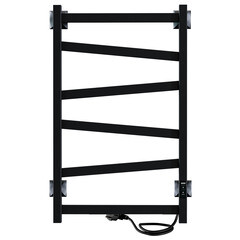 Изображение товара Полотенцесушитель электрический Indigo Element 700х430 мм 75 Вт с терморегулятором черный муар