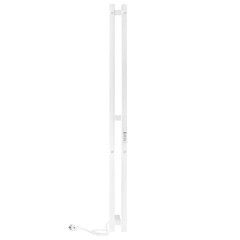 Полотенцесушитель электрический Indigo Style Pro 1200х100 мм 65 Вт с терморегулятором белый - фото 1