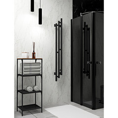 Полотенцесушитель электрический Indigo Sky Pro 1500х170 мм 138 Вт с терморегулятором черный муар - фото 6