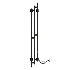 Полотенцесушитель электрический Indigo Sky Pro 1500х170 мм 138 Вт с терморегулятором черный муар - фото 1