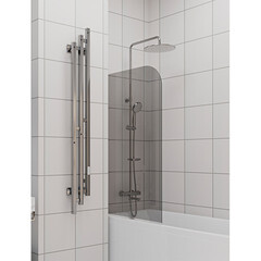 Полотенцесушитель электрический Indigo Sky Pro 1500х170 мм 138 Вт с терморегулятором хром - фото 7