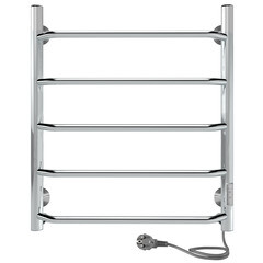 Изображение товара Полотенцесушитель электрический Indigo Roof Lux 600х532 мм 60 Вт с терморегулятором хром