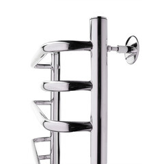 Полотенцесушитель электрический Indigo Brace Lux 800х532 мм 230 Вт с терморегулятором хром - фото 3